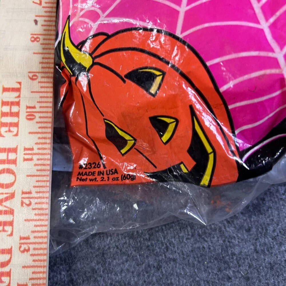 Vintage NOS Rubies Spider Web ‎ Halloween Indoor/Outdoor Decoration USA